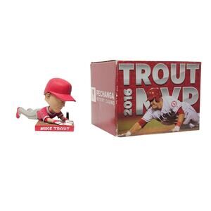 2016 MVP Angels #27 Mike Trout Bobblehead 3 of 3 Sliding to base